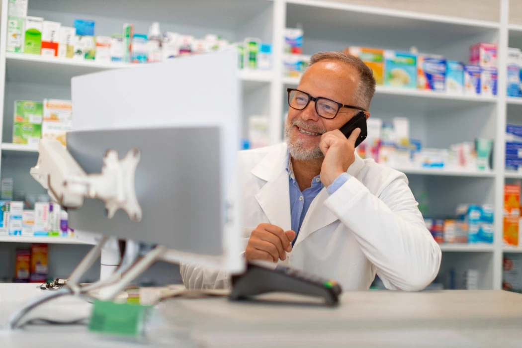 Pharmacist at work